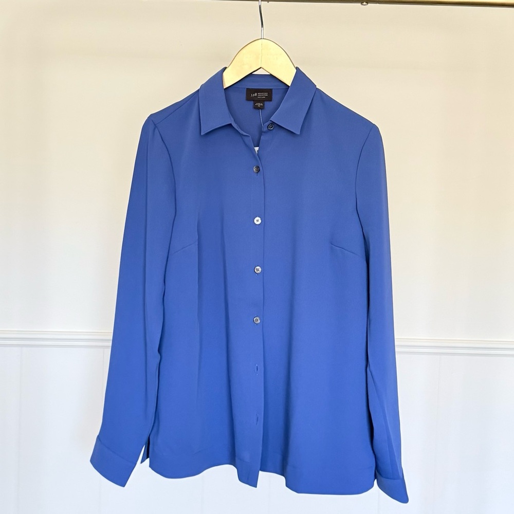 J. Jill Blue Women's Button Down Shirt